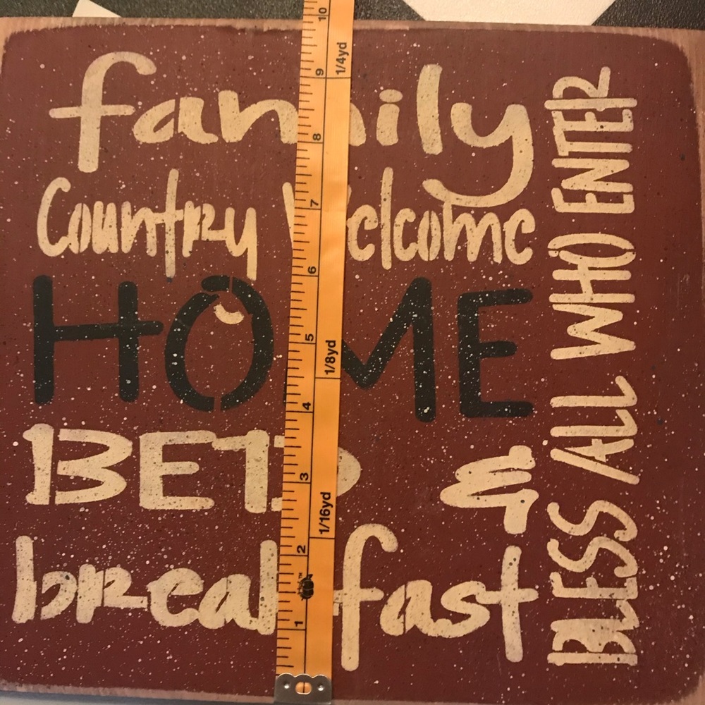 Family Country Welcome Sign - Picture 4 of 4